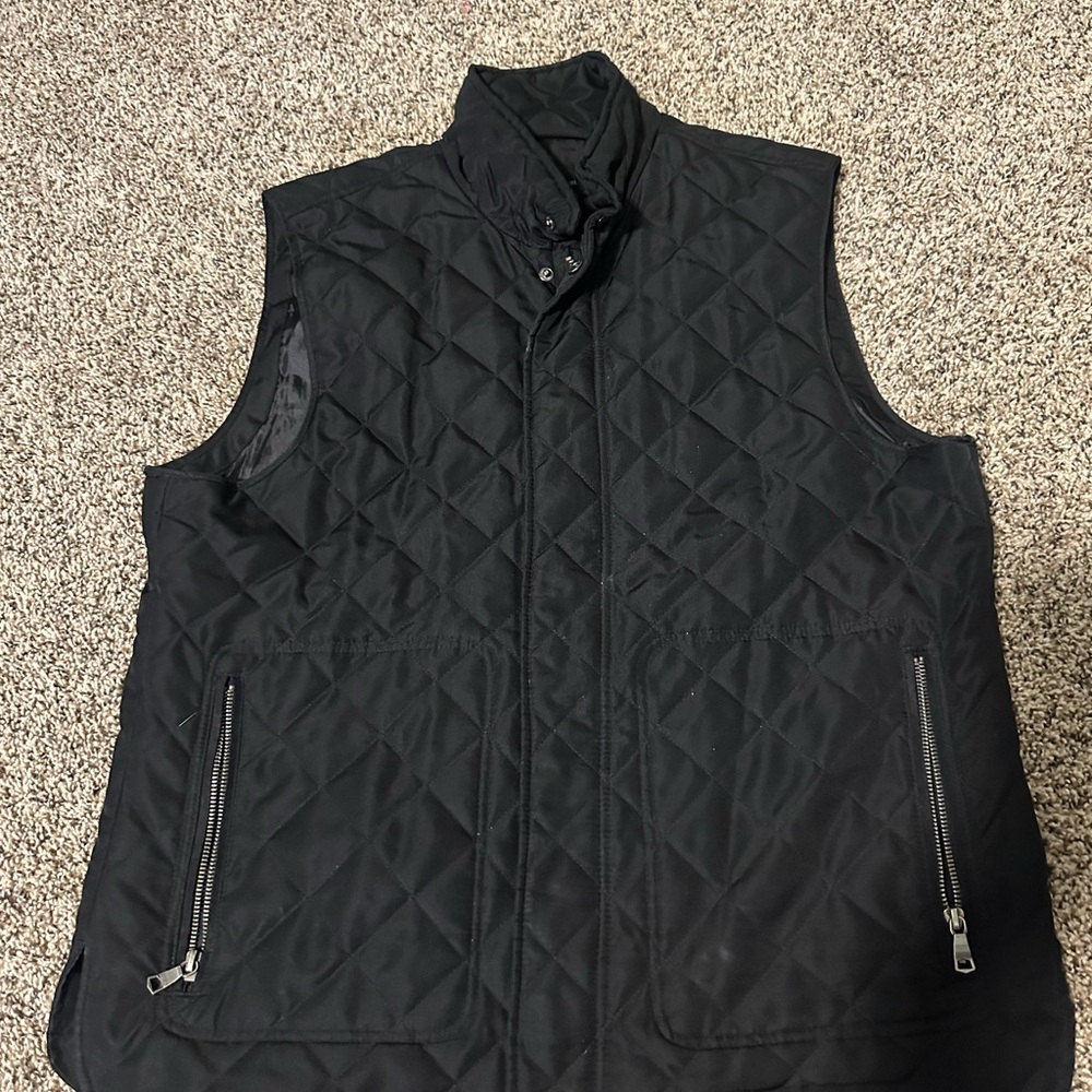 Banana republic Men's Black Quilted Vest